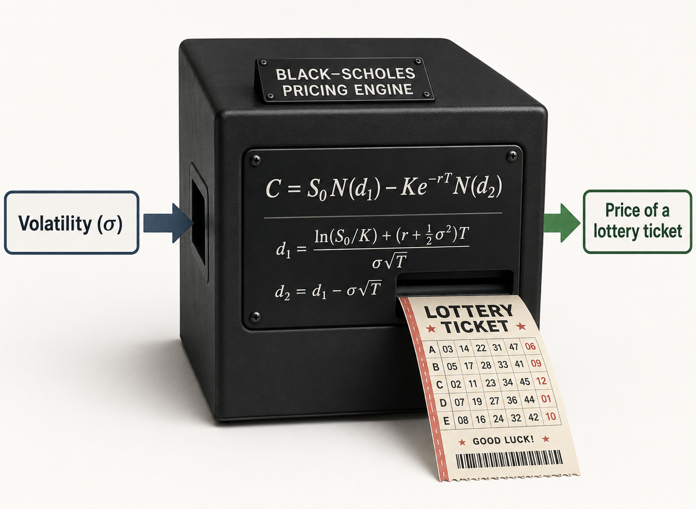 Stamping your own lottery tickets at home
